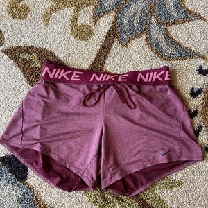 Purple Nike Athletic Shorte